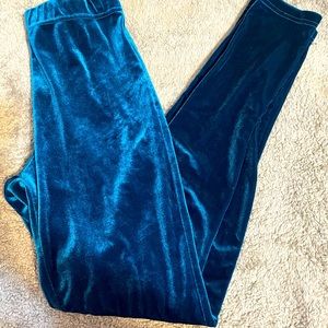 Velvet leggings